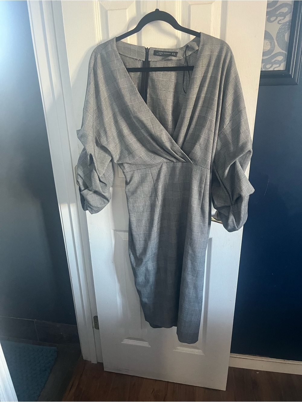 Zara midi wrap dress